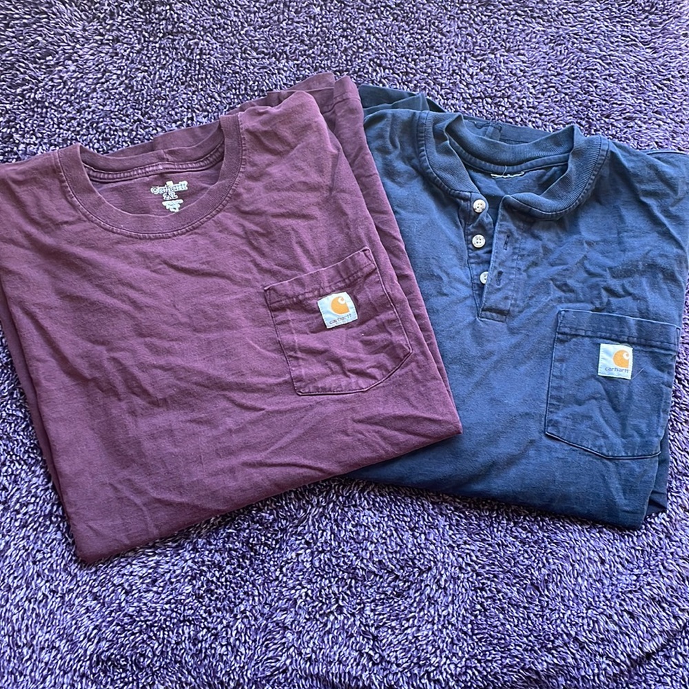 Carhartt BUNDLE!! 2XL Long and short sleeve shirt